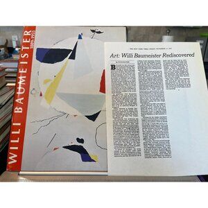 Willi Baumeister 1889-1955 First Edition Baumeister, Willi Leonard Hutton